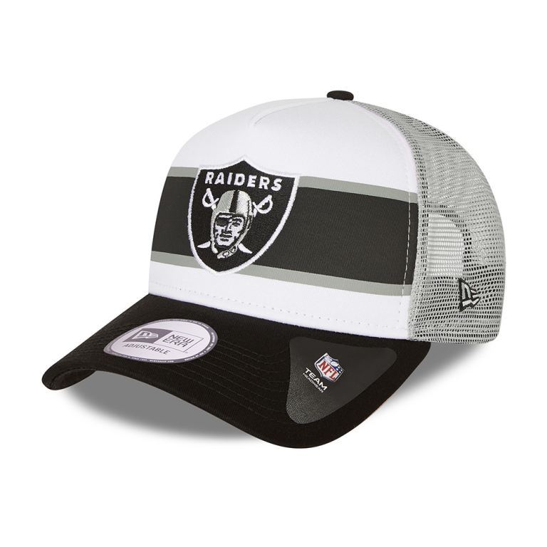 Gorras New Era Nfl Blancos - Las Vegas Raiders Retro A-Frame Trucker 46079LTAS